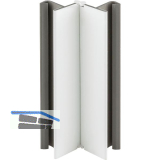 VOLPATO Sockelblenden-Ecke verstellbar 100 mm Kunststoff wei� hochglanz