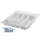 VOLPATO Besteckeinsatz Serie 72 KB 450 mm Kunststoff Wei�