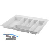 VOLPATO Besteckeinsatz Serie 72 KB 600 mm Kunststoff Wei�