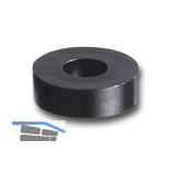 Abstandhalter, � 20 mm, Bohr � 10 mm, L�nge 5 mm, Hart-PVC schwarz