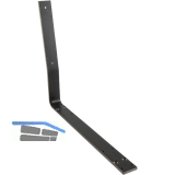 SIMAUSROM Bankkufen-Traverse mit Lehne Schwarzstahl schutzlackiert