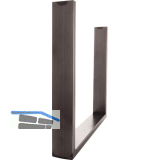 SIMAUSROM Bankkufe Regular Slim 412 mm Schwarzstahl schutzlackiert