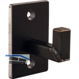 Huthaken Aruba Breite 40 mm, H�he 60 mm, Schwarzstahl schutzlackiert