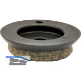 QuickClick Einsatz ULTRASOFT zum Aufdr�cken � 25 mm, Kunststoff schwarz