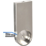 SIMAUSROM Schrankrohrlager Endst�ck rund 25 mm Edelstahl