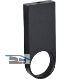 SIMAUSROM Schrankrohrlager Mittelst�ck rund 25 mm Aluminium schwarz