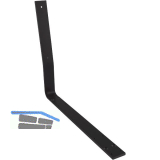 SIMAUSROM Bankkufen-Traverse mit Lehne Stahl schwarz lackiert