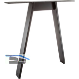 SIMAUSROM Tischkufe A-Form Stahl schwarz lackiert