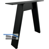 SIMAUSROM Bankkufe A-Form Breite 450 mm Stahl schwarz lackiert