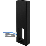 Nano Rohrtr�ger Mittelst�ck zu Schrankrohr, Messing schwarz