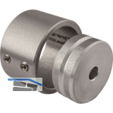 Wandscheiben 2-teilig 26 mm Edelstahl geschliffen