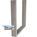 SIMAUSROM Bankkufe Regular Slim 412 mm Edelstahl geb�rstet