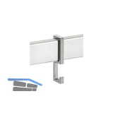 Kleiderhaken Nano Edelstahl geb�rstet