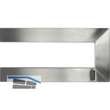 Nano Garderobenb�gel rechts, B:300mm, H:150mm Edelstahl geb�rstet