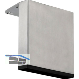 Dekorfu� 100x20 mm, L�nge 190 mm, Edelstahl geb�rstet