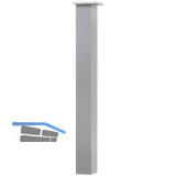 SIMAUSROM Tischfu� 70 x 70 x 420 mm Aluminium Edelstahl-Effekt