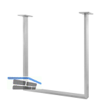 SIMAUSROM Tischkufe Regular Slim Edelstahl geb�rstet