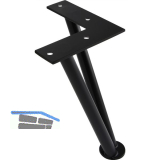 SIMAUSROM Haarnadelfu� 180 mm Stahl schwarz