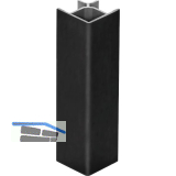 VOLPATO Sockelblenden-Au�enecke 90� 150 mm Kunststoff schwarz matt