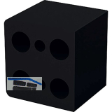 DISTACUBE� Distanzklotz 30 mm, Aluminium Carbonschwarz