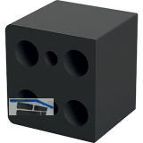 DISTACUBE� Distanzklotz 30 mm, Aluminium Oriongrau-matt