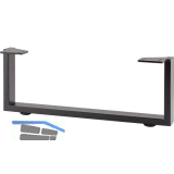 SIMAUSROM M�belkufe Regular 400 x 160 mm Stahl schwarz pulverbeschichtet