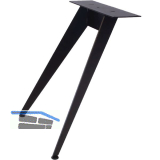 SIMAUSROM Tischkufe Stand Stahl schwarz