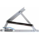 POHL Springaufbeschlag leicht EW-410 �ffnungswinkel 35� Stahl silber