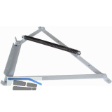 POHL Springaufbeschlag schwer EW-411 �ffnungswinkel 35� Stahl silber