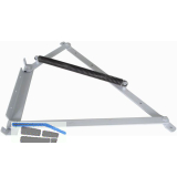 POHL Springaufbeschlag schwer EW-411 �ffnungswinkel 35� Zugfeder Stahl silber