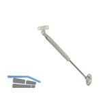 Hochstellst�tze Ella f�r Alurahmenprofil schmal Tragkraft 5kg silberfarbig