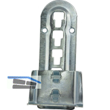 Bettbeschlag-Bettfix, 139,5 x 70 mm, Stahl galv. verzinkt