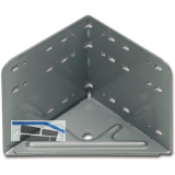 Bettwinkel STANDARD, 115 x 133 x 115 mm, Stahl silbergrau