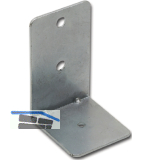 Bettwinkel, B 45, H 75, T 50, Materialst�rke 2.2 mm, FE silbergrau