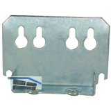 Mittelstegbettschiene, 75 x 110 mm, Stahl gelb verzinkt