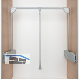 SERVETTO Kleiderlift Super Pro 1100mm Kunststoff/Stahl grau