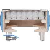 ADA Boxspringbett Enessa Upgrade Bonell- auf Taschenfederkern