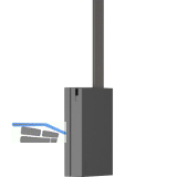 SERVETTO Distanzrahmen Kleiderlift 3T anthrazit