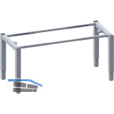 Sitz-Steh-Tischgestell 4-Leg Strong Fu�teil elektrisch h�henverstellbar grau