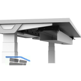 Kabelkanal abklappbar 871 - 1471 mm alufarbig