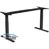Tischgestell EVO Memory, elektrisch verstellbar, Breite 2000 mm, schwarz
