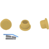 LAMELLO Clamex Abdeckkappen, Kunststoff RAL 1014 elfenbein, Kiefer, VPE 500