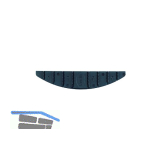 LAMELLO E20 Einschlaglamelle, E20-L, St�rke 4, KS schwarz, VPE 400