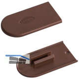 LAMELLO Cabineo Abdeckkappe, Kunststoff RAL 8007 rehbraun, VPE 100