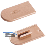 LAMELLO Cabineo Abdeckkappe, Kunststoff RAL 1011 braunbeige, VPE 2000