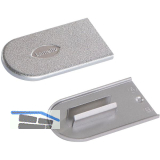 LAMELLO Cabineo Abdeckkappe, Kunststoff Metalloptik Silber, VPE 2000