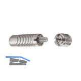 LAMELLO Invis Mx2 Verbinder Set mit Eindrehmutter 30 mm, Zinkdruckguss