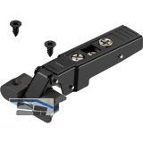 BLUM CLIP top ONYX Alurahmenscharnier 95�, gerade ohne Feder, Schrauben