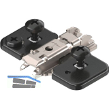 BLUM CLIP ONYX Exzenter Kreuz MPL, Zwillingsanschlag, Stahl, EXPANDO, D: 0mm