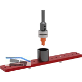 Bohrlehre-Set f�r D�belklemme